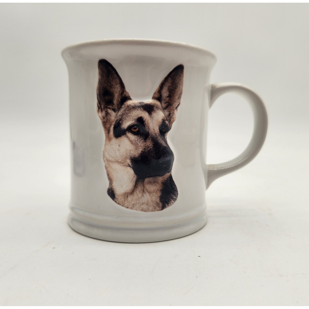 XPRES Best Friend Originals 3D German Shepherd Mug‎ Barbara Augello 2002 White